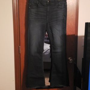 American Eagle High Rise Artist Flare Jean's